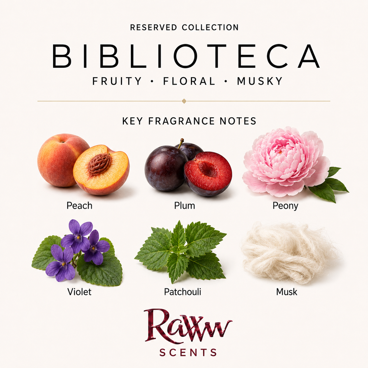 Biblioteca fragrance notes