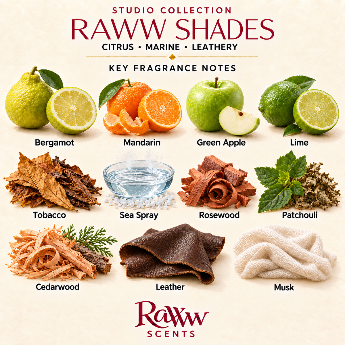 Raww Shades fragrance notes