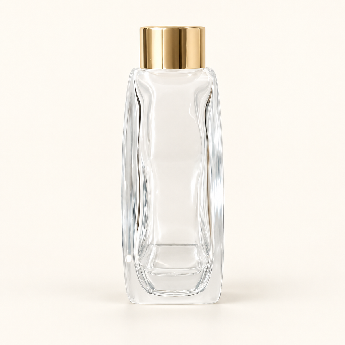 Raww Scents reusable 200 mL glass diffuser vessel, side view