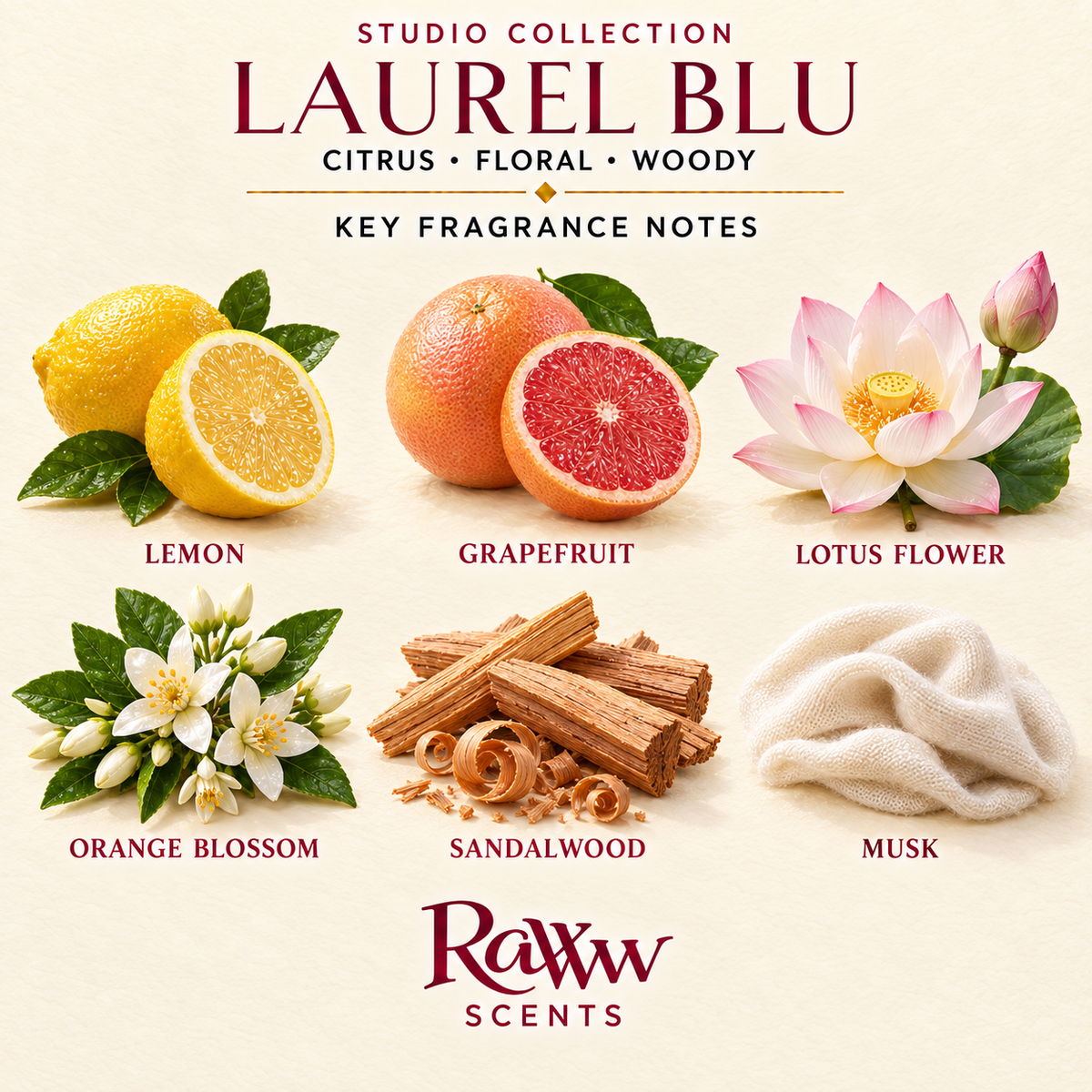 Laurel Blu fragrance notes